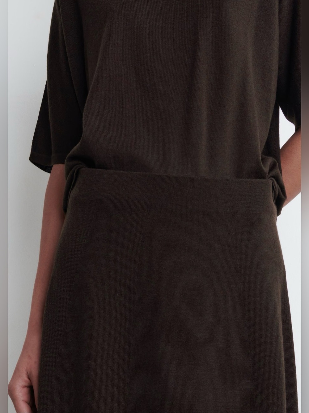 COS Brown Maxi Pencil Skirt - Picture 2 of 12